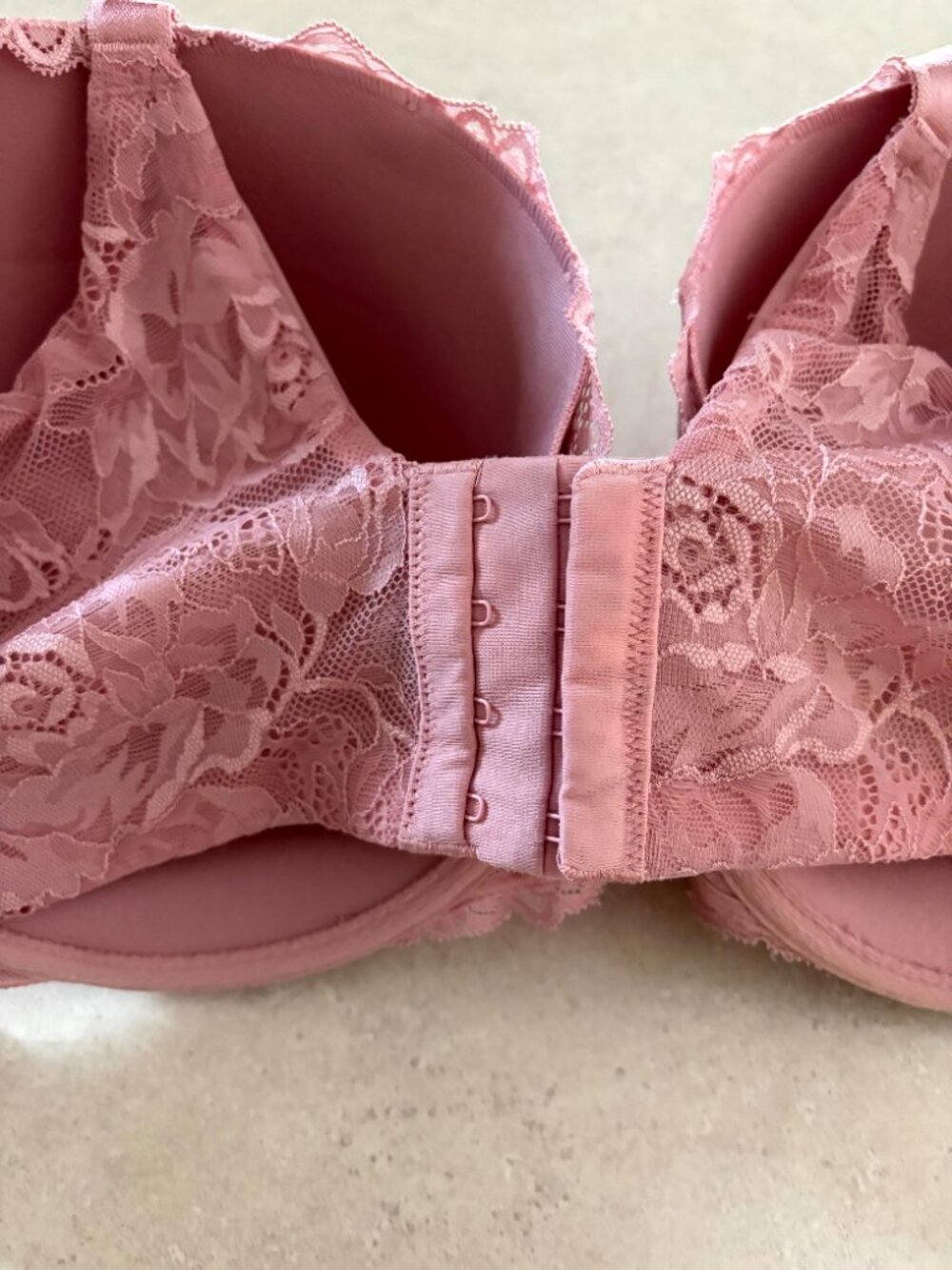 torrid women's plus size bra Padded Underwire Pink Lace Size 42DD - Picture 8 of 11
